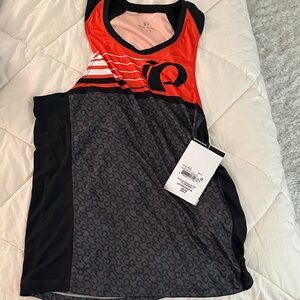 Pearl Izumi Red and Black Performance Tank
